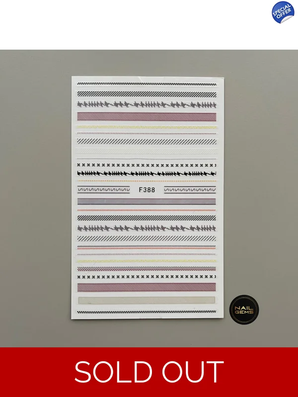 Plaid Lines Stickers